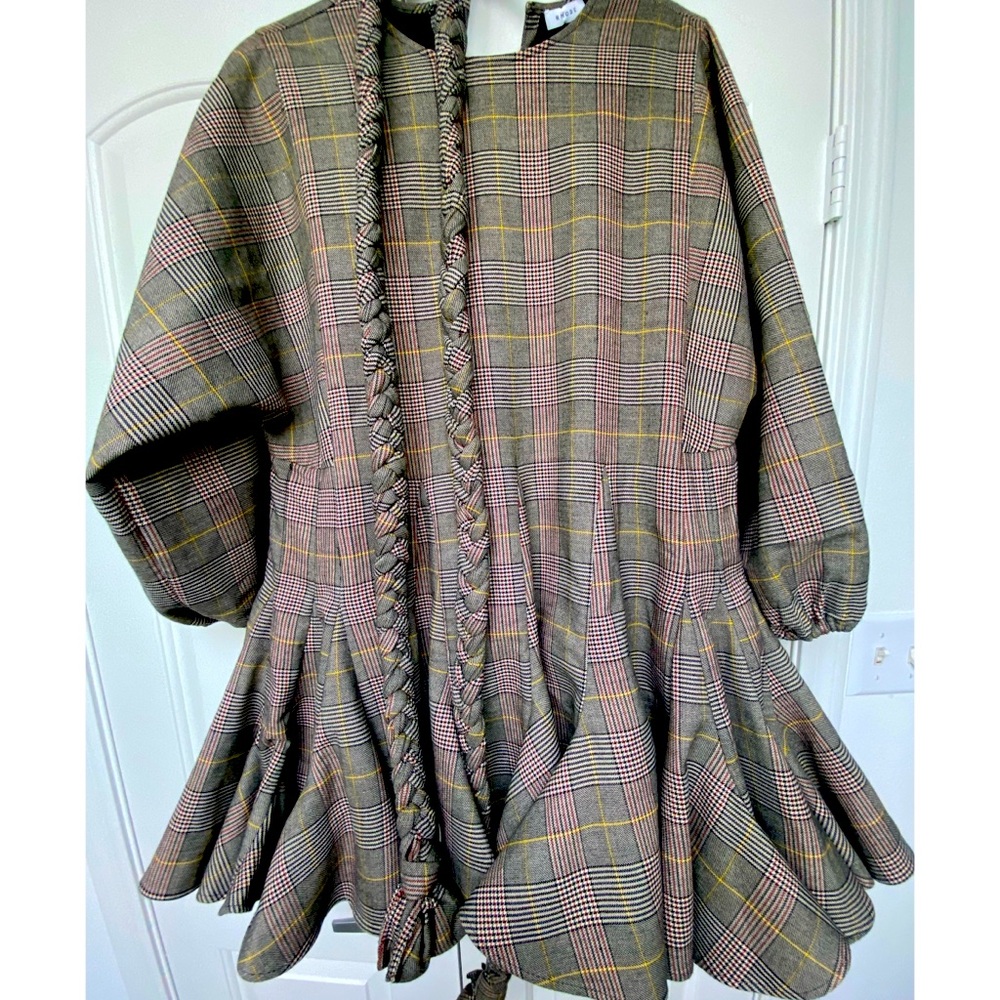 Rhode Brown Plaid Ella Dress